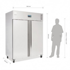 Armário Refrigerado 2 Portas 1300L - Positivo - Polar