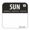 Etiquetas Solúveis para Alimentos "Domingo" - Caixa de 1000 - Vogue