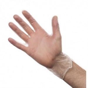 Non-Powdered Vinyl Gloves - XL - Pack of 100 - Vogue