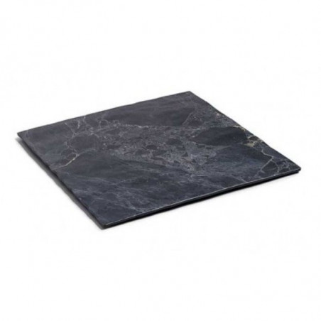Prato Quadrado "Stone" Em Melamina - 285 X 285 Mm - Lacor