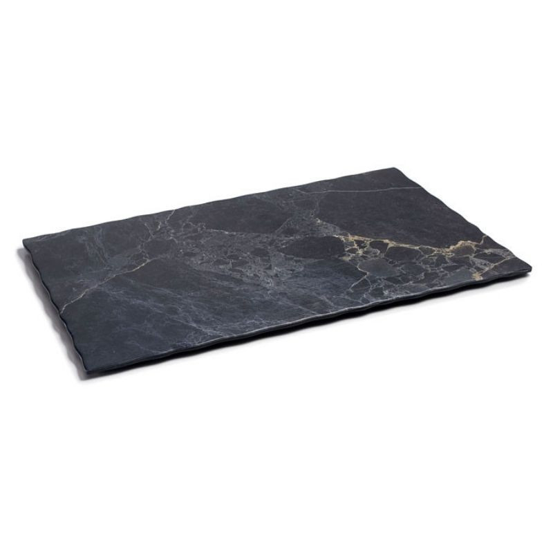Prato Retangular "Stone" Em Melamina - 350 X 285 Mm - Lacor Prato Retangular "Stone" Em Melamina - 350 X 285 Mm - Lacor