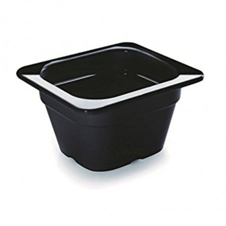 Black Melamine Gastronorm Tray 1/6 - H 65 mm - Lacor