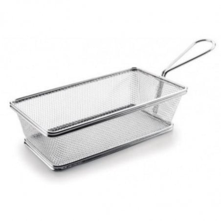 Rectangular Stainless Steel Basket - 21 X 11 Cm - Lacor