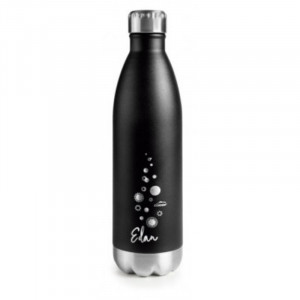 Black Stainless Steel Bottle - 750 Ml - Lacor