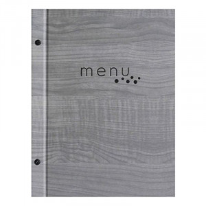 Porte-Menu Edgar Em Couro - A4 - Lacor