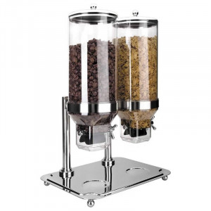 Double Cereal Dispenser on Stand - 10 L Capacity - Lacor