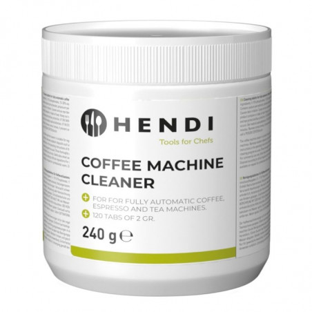 Pastilhas de Limpeza para Máquinas de Café - 120 Pastilhas - HENDI