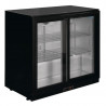 Arrière-Bar Preto 2 Portas Deslizantes 180 Garrafas - 208 L - POLAR