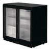 Arrière-Bar Preto 2 Portas Deslizantes 180 Garrafas - 208 L - POLAR