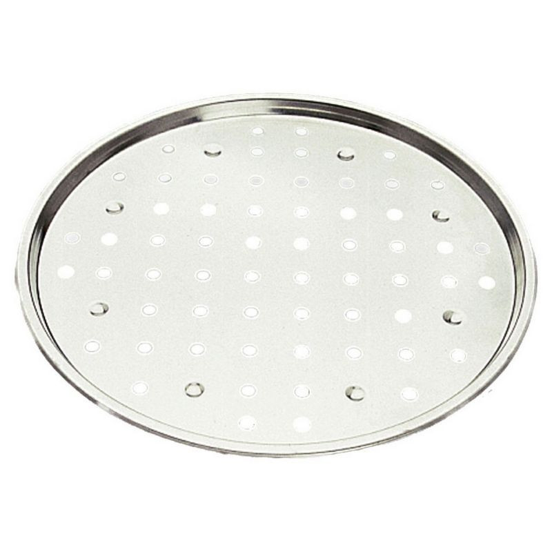 Tabuleiro de Pizza Perfurado em Ferro Branco - Ø 340 mm - GOBEL