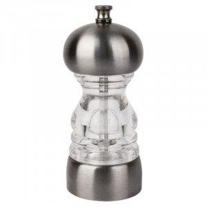 Salt and pepper mill in stainless steel 135x55mm - Olympia - Fourniresto