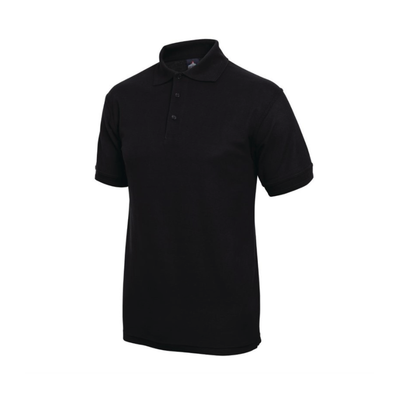 Unisex Black Polo - Size M - FourniResto - Fourniresto