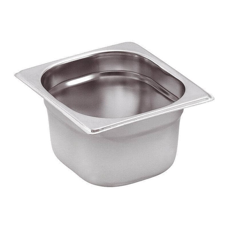 Bac Gastro GN 1/6 Inox - Profundidade 65 mm - 1 L - FourniResto
