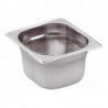 Gastro GN 1/6 Stainless Steel Pan - Depth 100 mm - 1.6 L - FourniResto