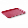 Tabuleiro Retangular Fast-Food Vermelho - 415 x 305 mm