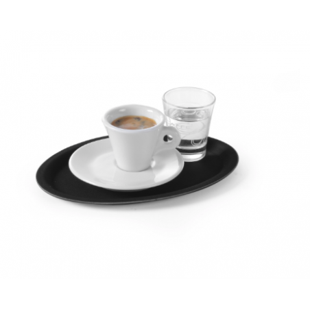 Plateau de Service Ovale Fibre de Verre - 160 x 230 mm