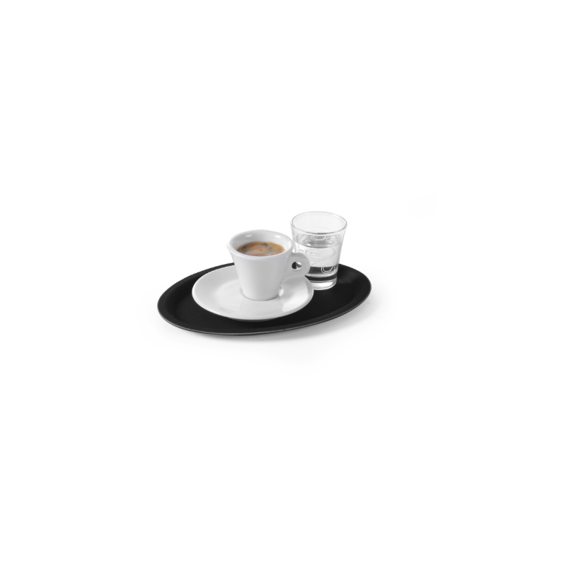 Oval Fiberglass Serving Tray - 200 x 265 mm