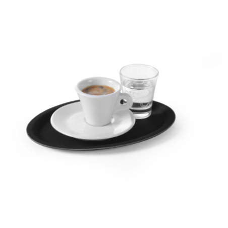 Plateau de Service Ovale Fibre de Verre - 210 x 290 mm