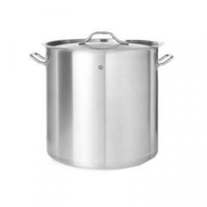 Professional Stockpot with Lid - Budget Line - 98 L