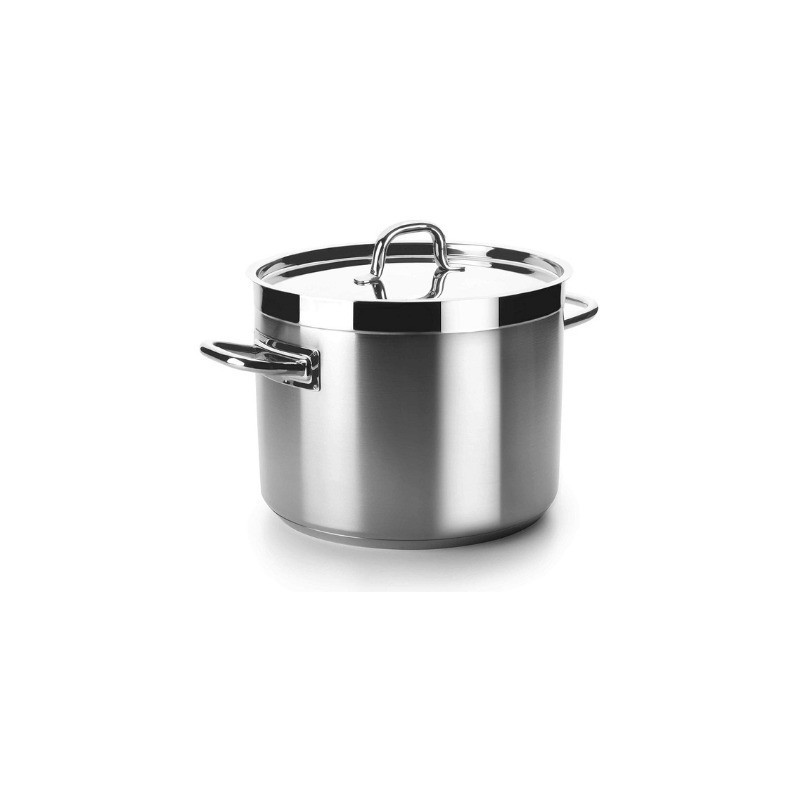 Professional Low Stockpot With Lid - Chef Luxe by Lacor - ⌀ 36 cm - 21.8L