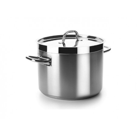 Professional Low Stockpot With Lid - Chef Luxe by Lacor - ⌀ 36 cm - 21.8L