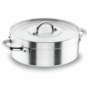 Professional Braising Pan with Lid - Chef-Aluminio - ø 28 cm