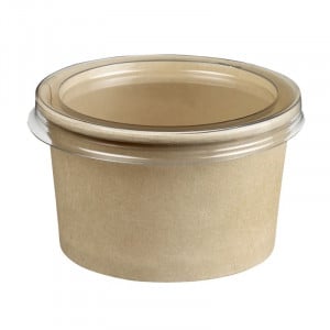 Pote de gelo e sobremesa em bambu Ø 70 mm - 105 ml - Conjunto de 50