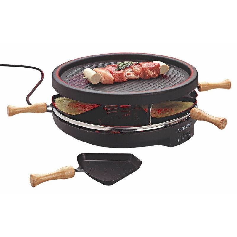 Aparelho de Raclette e Grelha - 6 Caçarolas