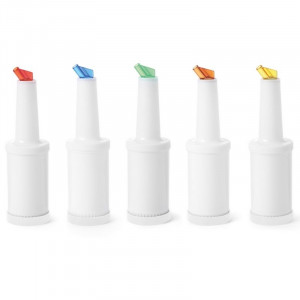 Frasco com Bicos Vertedores Multicoloridos - Marca HENDI