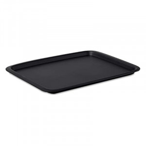 Tabuleiro Retangular FastFood - Modelo Grande 450 x 350 mm - Preto