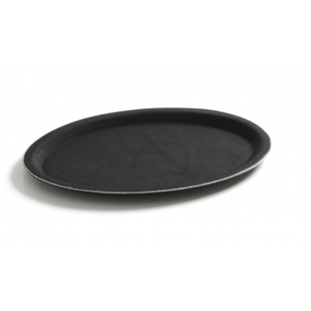 Tabuleiro de Serviço Fast Food Oval - Preto