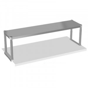 Shelf to be fixed for Stainless Steel Table - L 1800 mm - H 400 mm