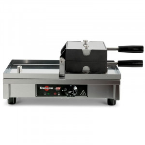 Gaufrier Professionnel à Ouverture 180 ° - Basculement Esquerda Direita - 4 x 6 Liège