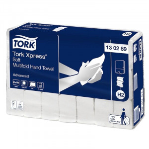Interfolded Soft Advanced White Hand Towels - Tork Xpress®, Optimal Drying & Maximum Hygiene