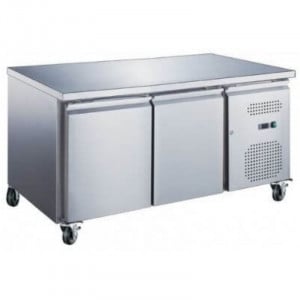 Mesa Refrigerada Positiva 2 Portas 228 L Ventilada Inox