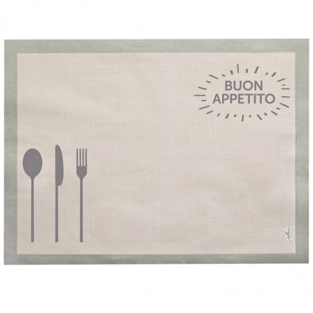 Jogo Americano Buon Appetito em Celulose - 400 x 300 mm - Pacote com 2000