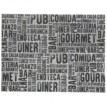 Jogo Americano Gourmet em Celulose - 400 x 300 mm - Pacote com 2000