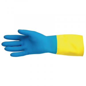 Waterproof Light Chemical Protection Blue and Yellow Gloves Mapa 405 - Size XL - Mapa