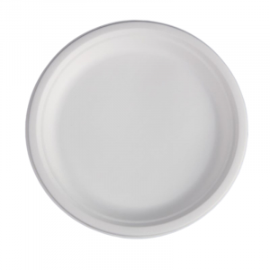 Round Plates in Bagasse - 26.1 cm - Pack of 50 - FourniResto