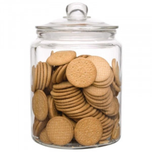Pote de Biscoitos de Vidro - 6,35 L - Olympia - Fourniresto