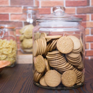 Pote de Biscoitos de Vidro - 6,35 L - Olympia - Fourniresto
