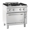 Four-burner stove with electric oven GN 1/1 Series 700