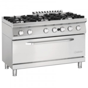 Fourneau 6 Feux com Grande Forno a Gás Série 700