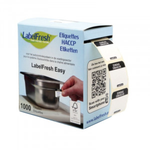 Etiquette de Traçabilité Label FreshEasy - Dimanche - 30 x 25 mm - Lot de 1000 - LabelFresh