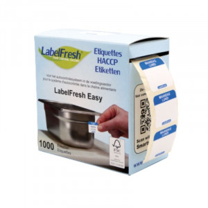 Etiqueta de Rastreabilidade Label FreshEasy - Segunda-feira - 30 x 25 mm - Pacote com 1000 - LabelFresh