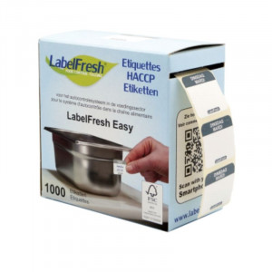 Etiqueta de Rastreabilidade Label FreshEasy - Terça-feira - 30 x 25 mm - Pacote com 1000 - LabelFresh