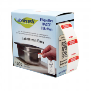 Etiqueta de Rastreabilidade Label FreshEasy - Quarta-feira - 30 x 25 mm - Pacote de 1000 - LabelFresh