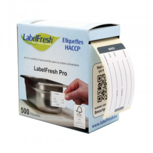 Etiqueta de Rastreabilidade LabelFresh Pro - Terça-feira - 70 x 45 mm - Pacote com 500 - LabelFresh