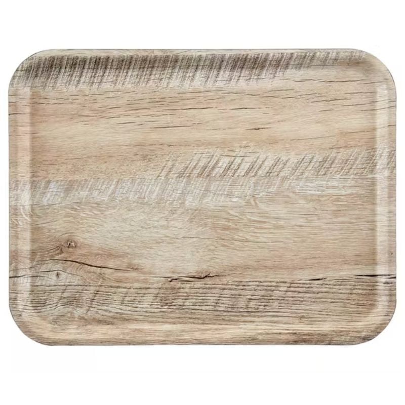 Plateau Retangular Madeira - Carvalho Claro - 280 x 200 mm - CAMBRO Plateau Retangular Madeira - Carvalho Claro - 280 x 200 mm - CAMBRO
