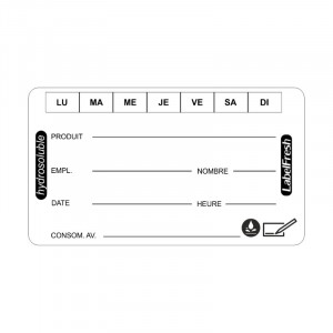 Etiquetas de Rastreabilidade - LabelFresh Solúvel - 70 x 40 mm - Pacote com 250 - LabelFresh